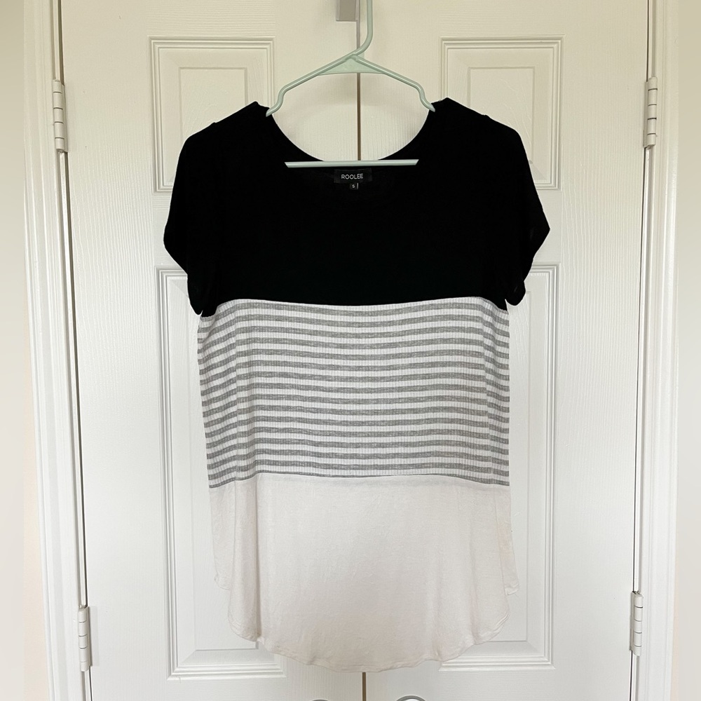 ROOLEE striped tee size S